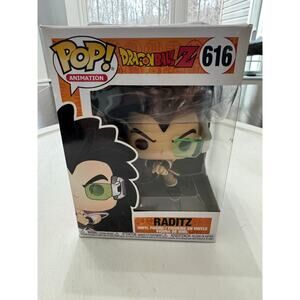 Funko Pop Dragon Ball Z Raditz #616 Animation with Protector
